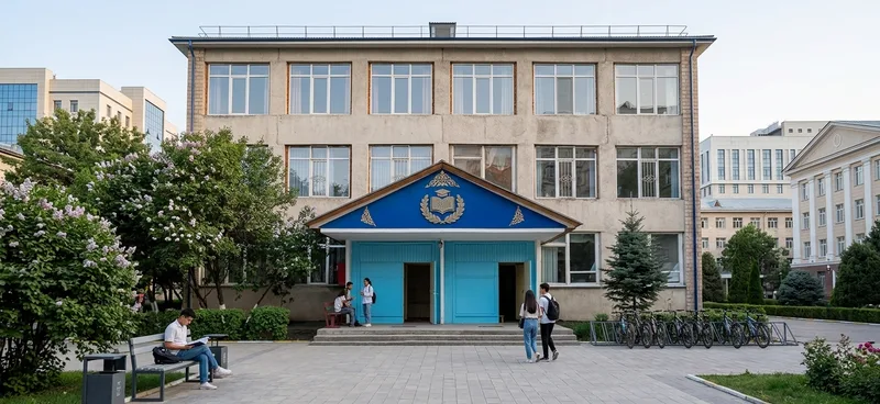 位于比什凯克的 Atlanta College of Liberal Arts and Sciences 校园